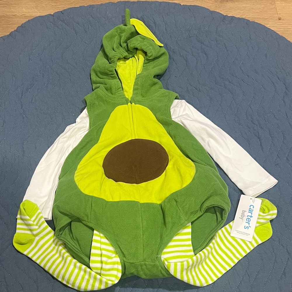 Carter's Green Avocado Baby Outfit